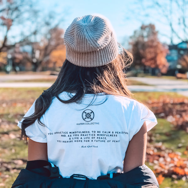 Peace Casual T-shirt White