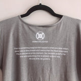Grateful Grey Scoop Neck T-shirt
