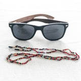 Rainbow Agate hand knotted sunglass chain