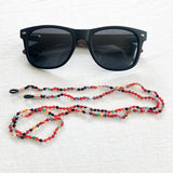 Rainbow Agate hand knotted sunglass chain