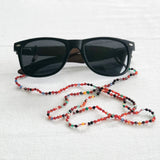 Rainbow Agate hand knotted sunglass chain