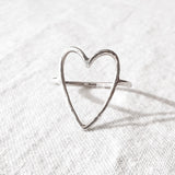 Outline Heart Ring