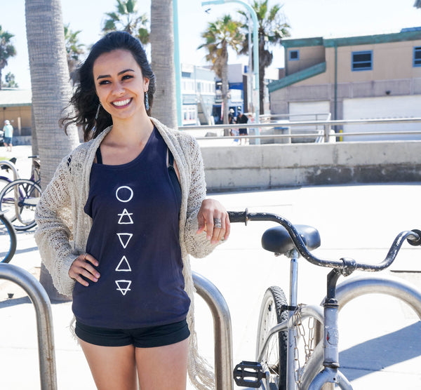 ELEMENTAL SYMBOL V-BACK T-shirt