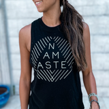 NAMASTE triangle muscle tank
