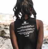 NAMASTE triangle muscle tank