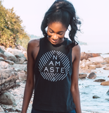 NAMASTE triangle muscle tank