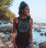NAMASTE triangle muscle tank
