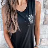 Believe Muscle Tank Black