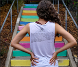 Happy Muscle Tank - White