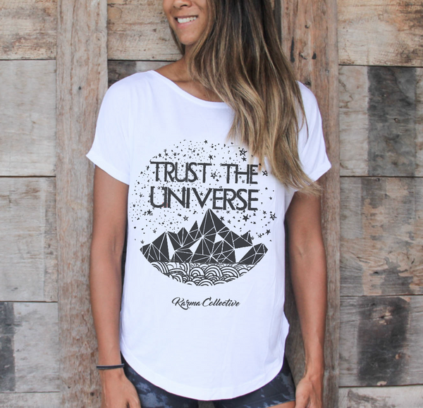 Trust the Universe Vback tshirt