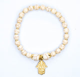 White turquoise Hamsa
