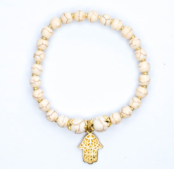 White turquoise Hamsa