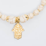 White turquoise Hamsa