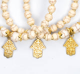 White turquoise Hamsa