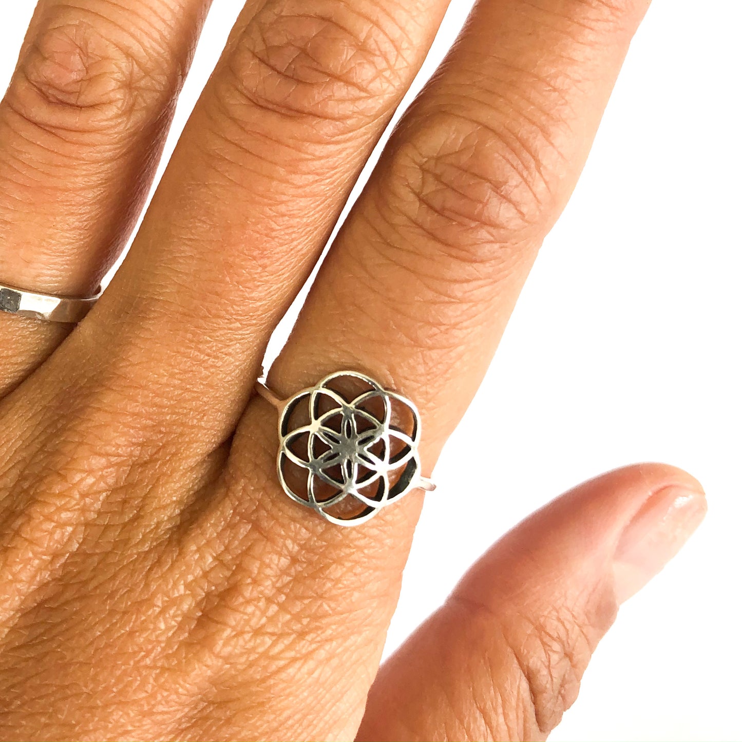 Seed of Life Sterling Ring