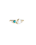 Turquoise + Opal ring