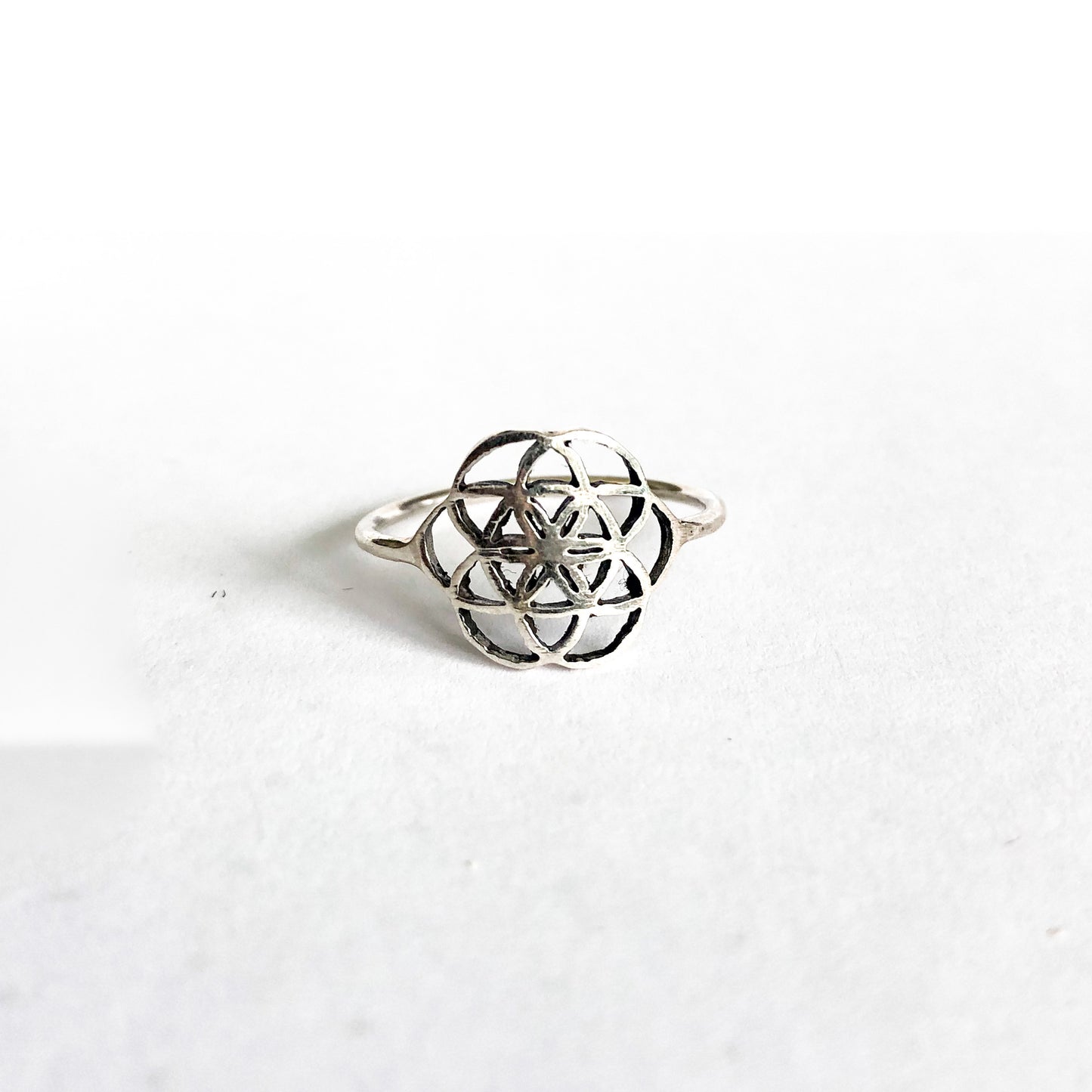 Seed of Life Sterling Ring
