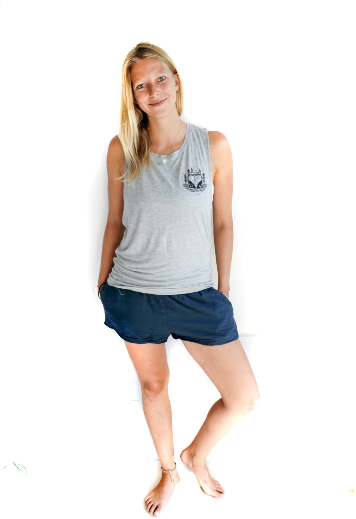 Explore. Dream. Discover Muscle Tank Grey